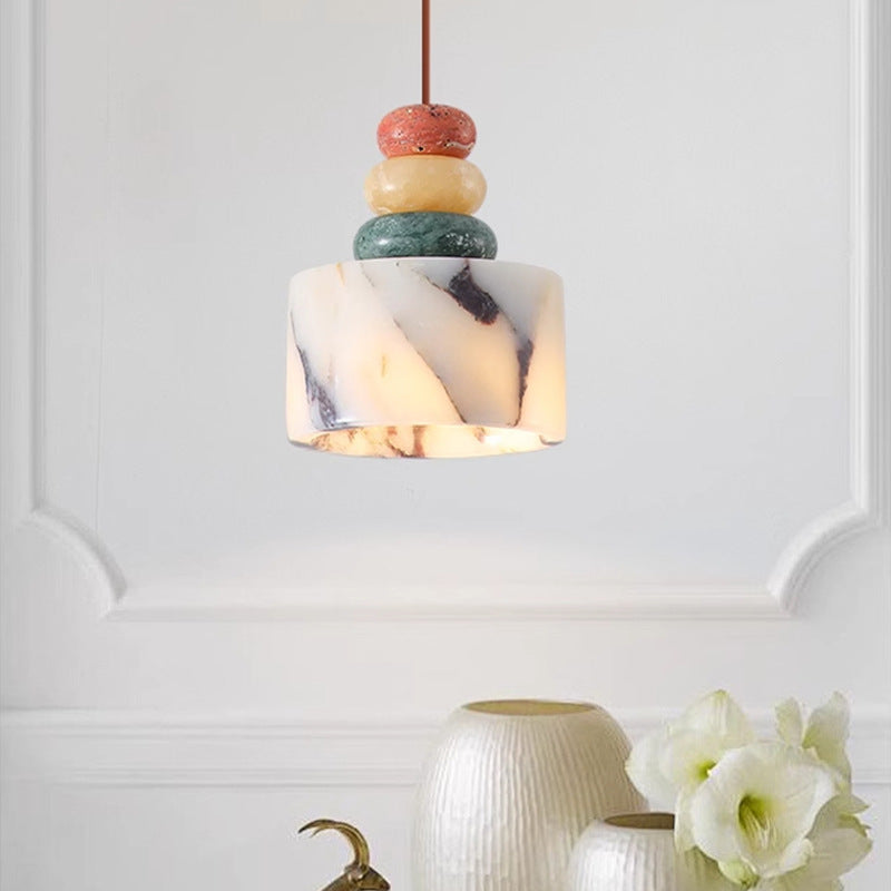12cm Modern Bedside Pendant Light / LED Warm Light / Diameter 12CM