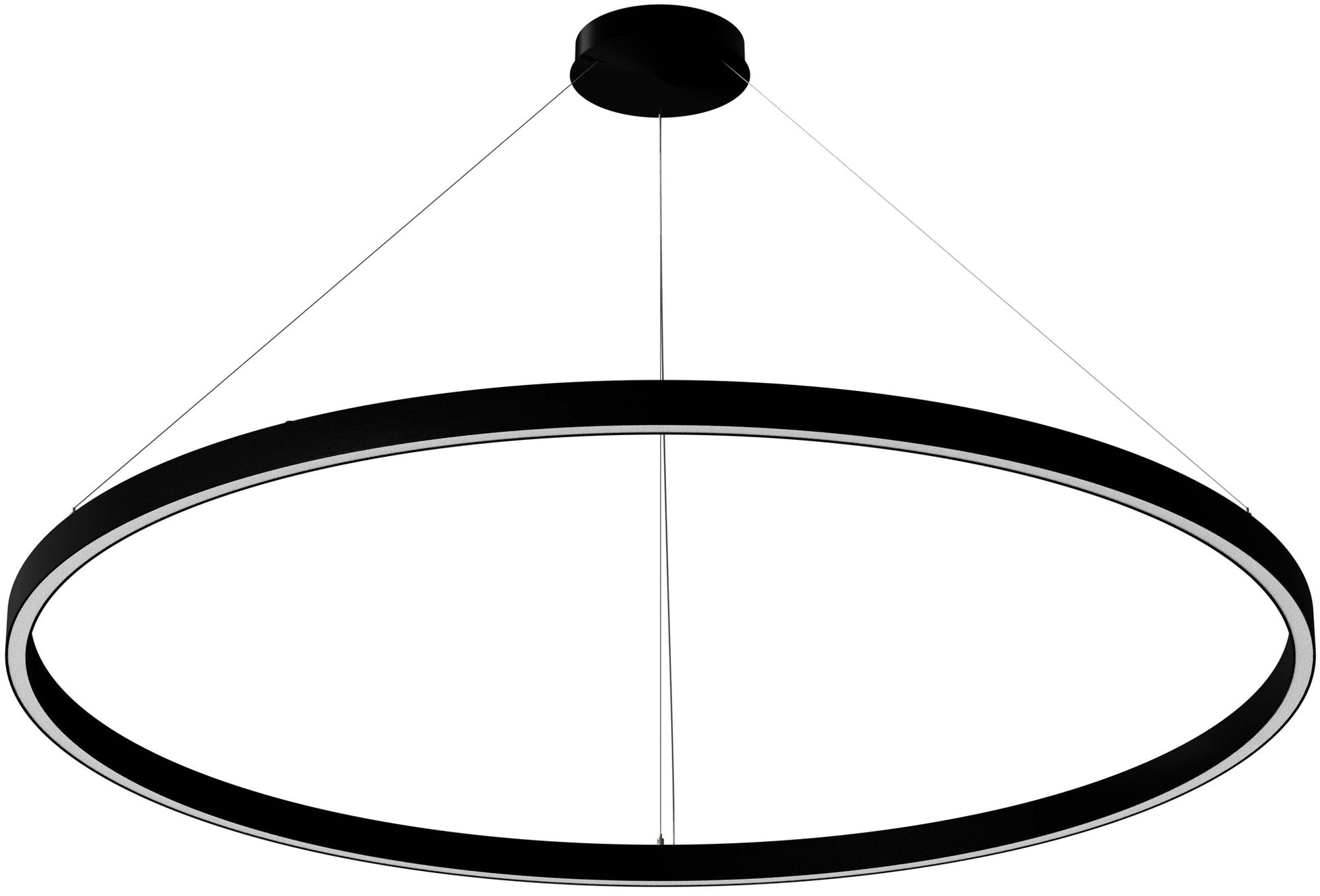 39.4-Inch Matte Gold LED Pendant Light