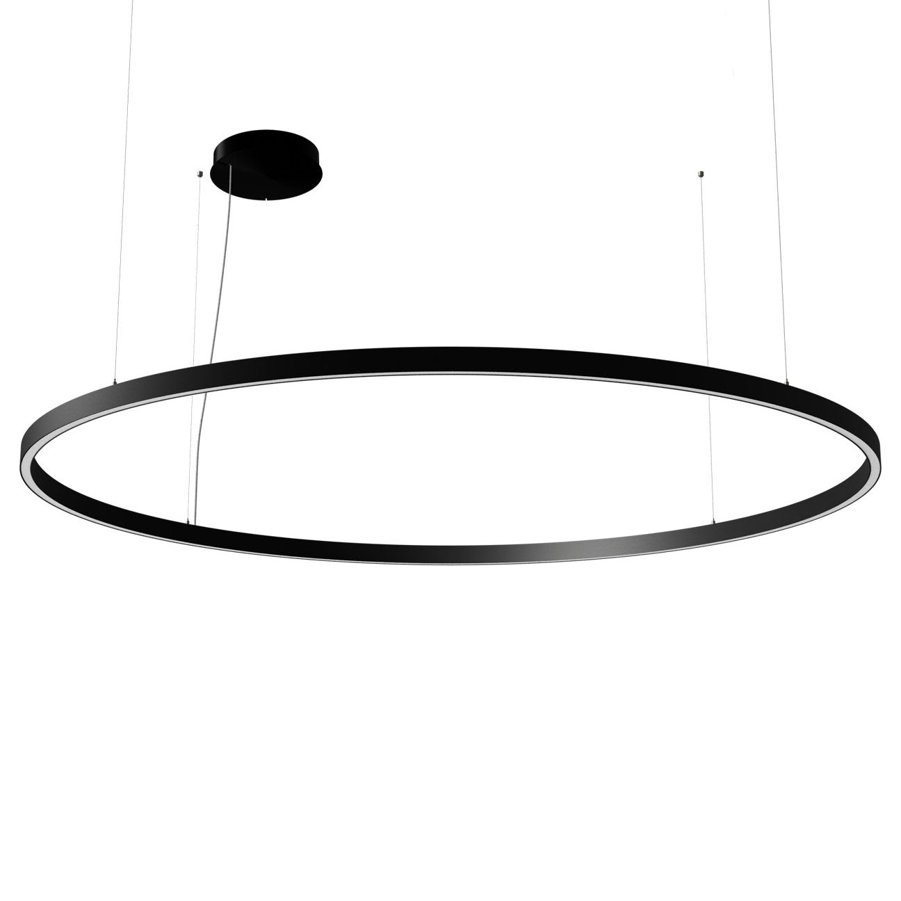 39.4-Inch Matte Gold LED Pendant Light