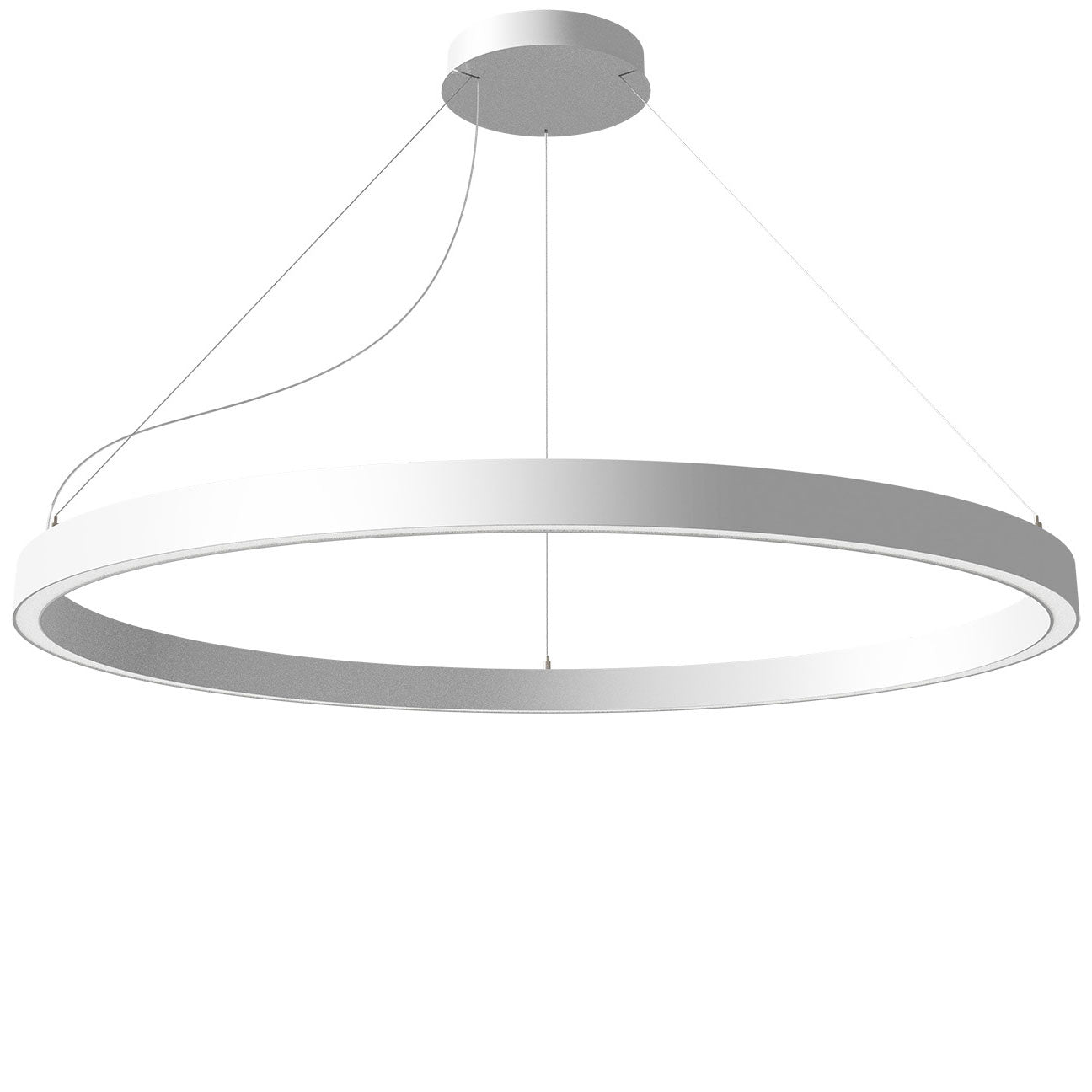 39.4-Inch Matte Gold LED Pendant Light