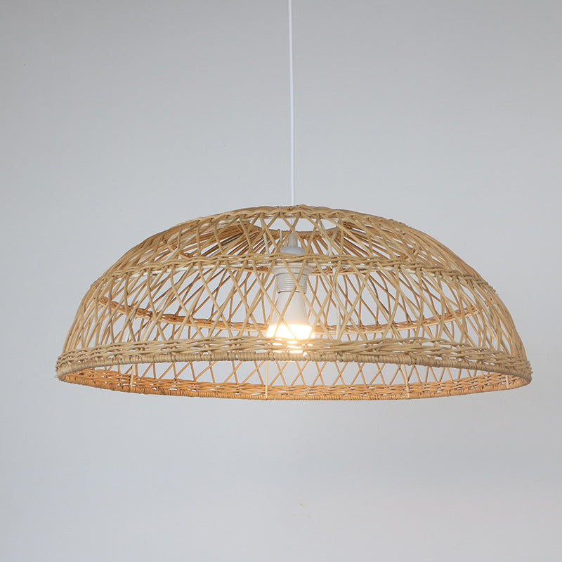 60cm Handwoven Bamboo Chandelier / Picture Color