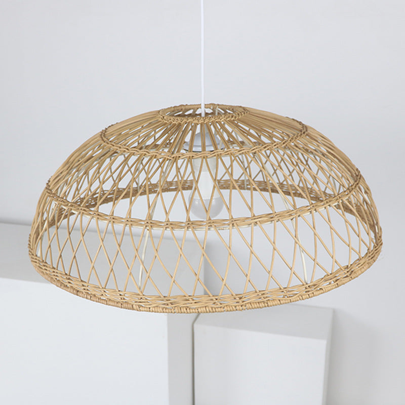 60cm Handwoven Bamboo Chandelier
