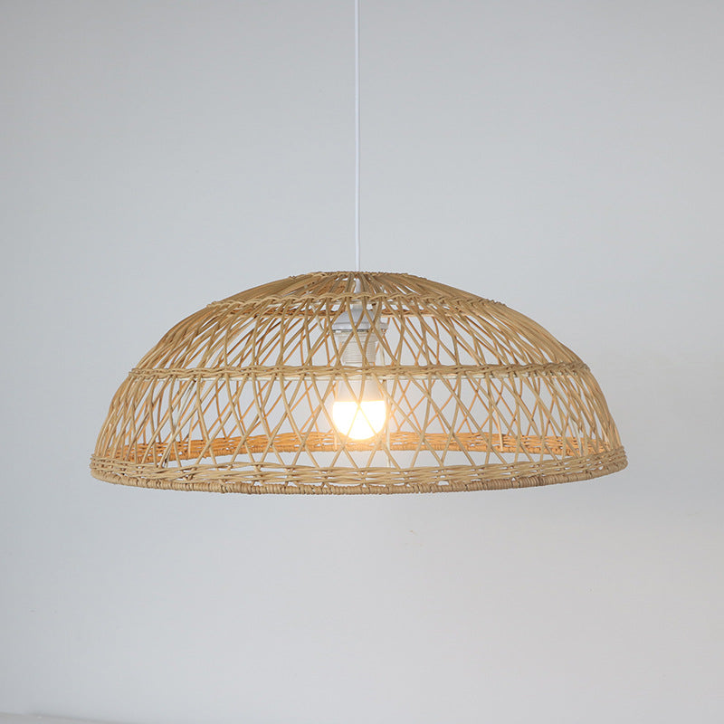 60cm Handwoven Bamboo Chandelier