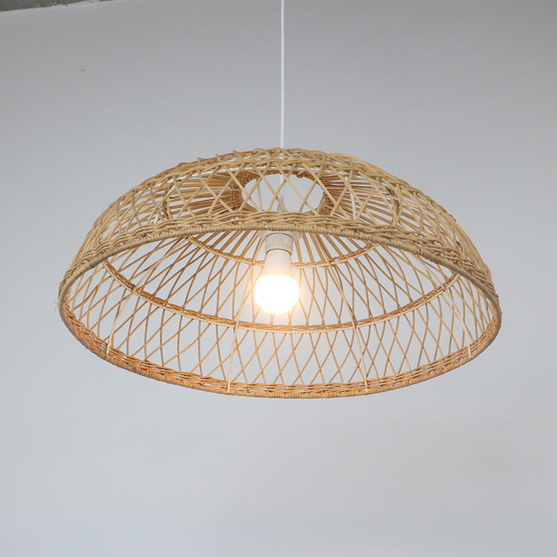 60cm Handwoven Bamboo Chandelier