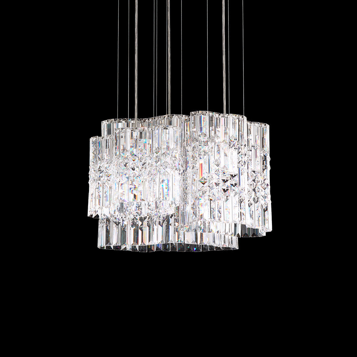 Adjustable Optic Crystal Pendant Light / Default Title