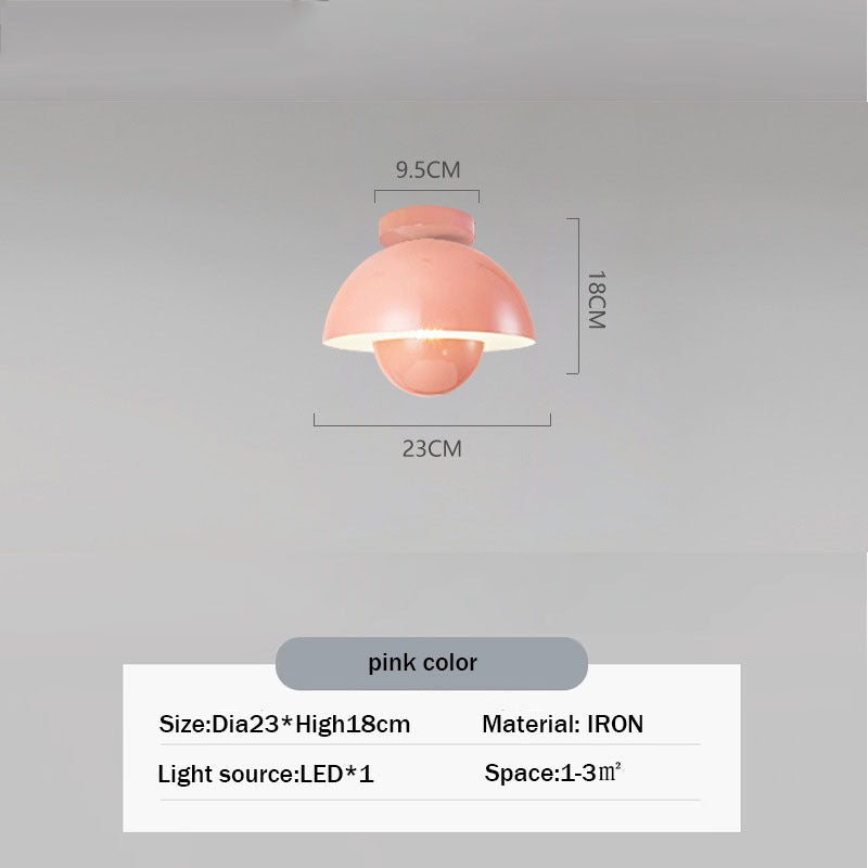 Colourful Bud LED Ceiling Light / Blue / White Light