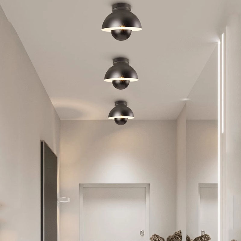 Colourful Bud LED Ceiling Light / Black / White Light