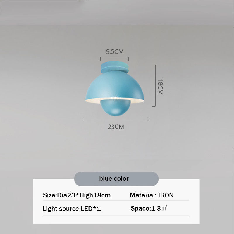 Colourful Bud LED Ceiling Light / Gray / Tri colored light