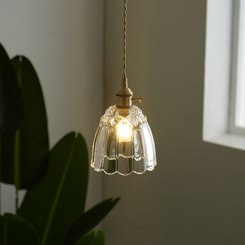 Copper Glass Warm-Light Pendant Light / Type B