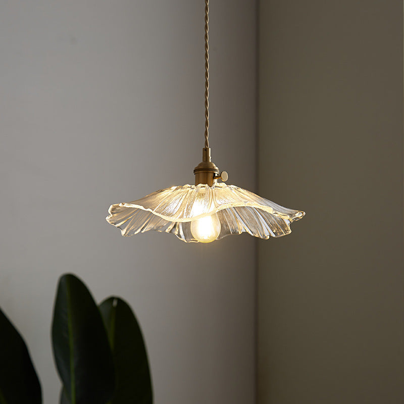 Copper Glass Warm-Light Pendant Light / Type C