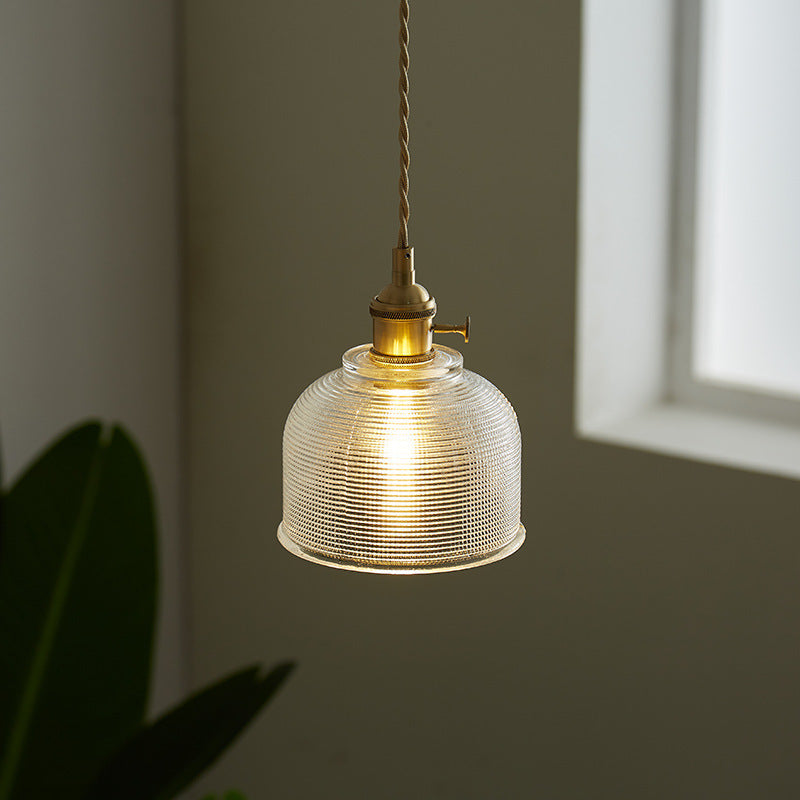 Copper Glass Warm-Light Pendant Light / Type D