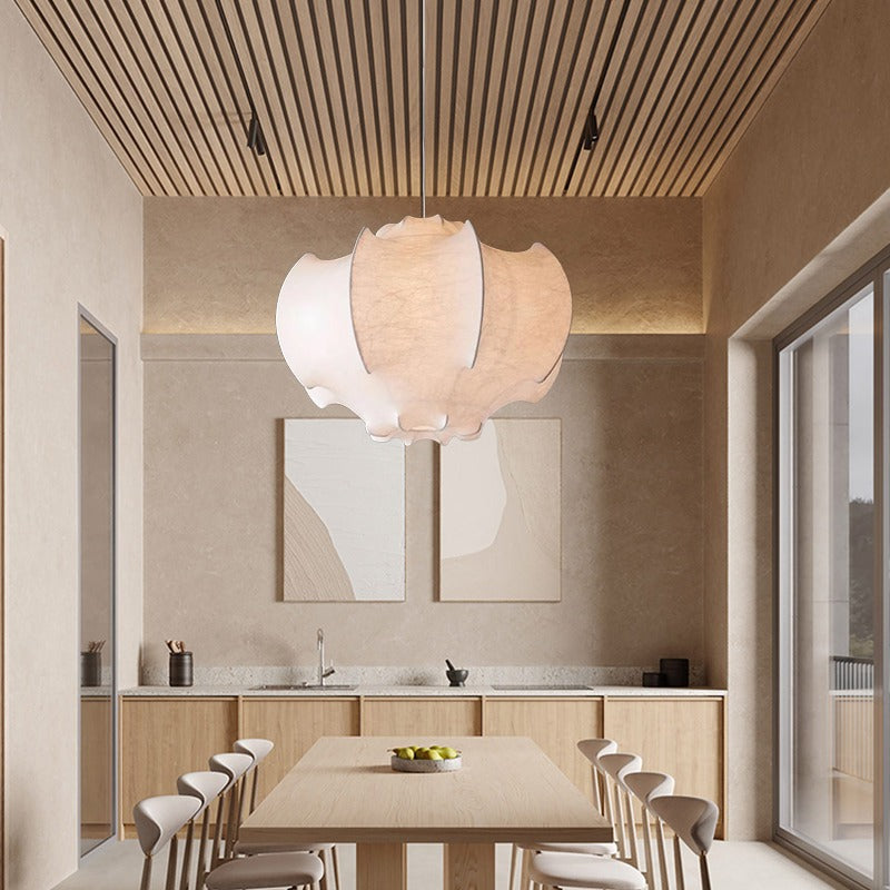 French Cream Silk Bedroom Chandelier