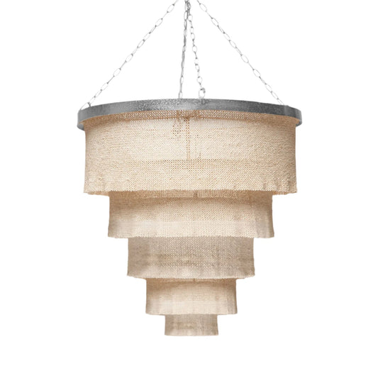 Gold or Silver Modern Chandelier / Silver