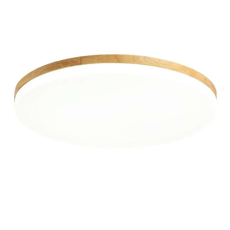 Japanese Minimalist Wood LED Ceiling Light